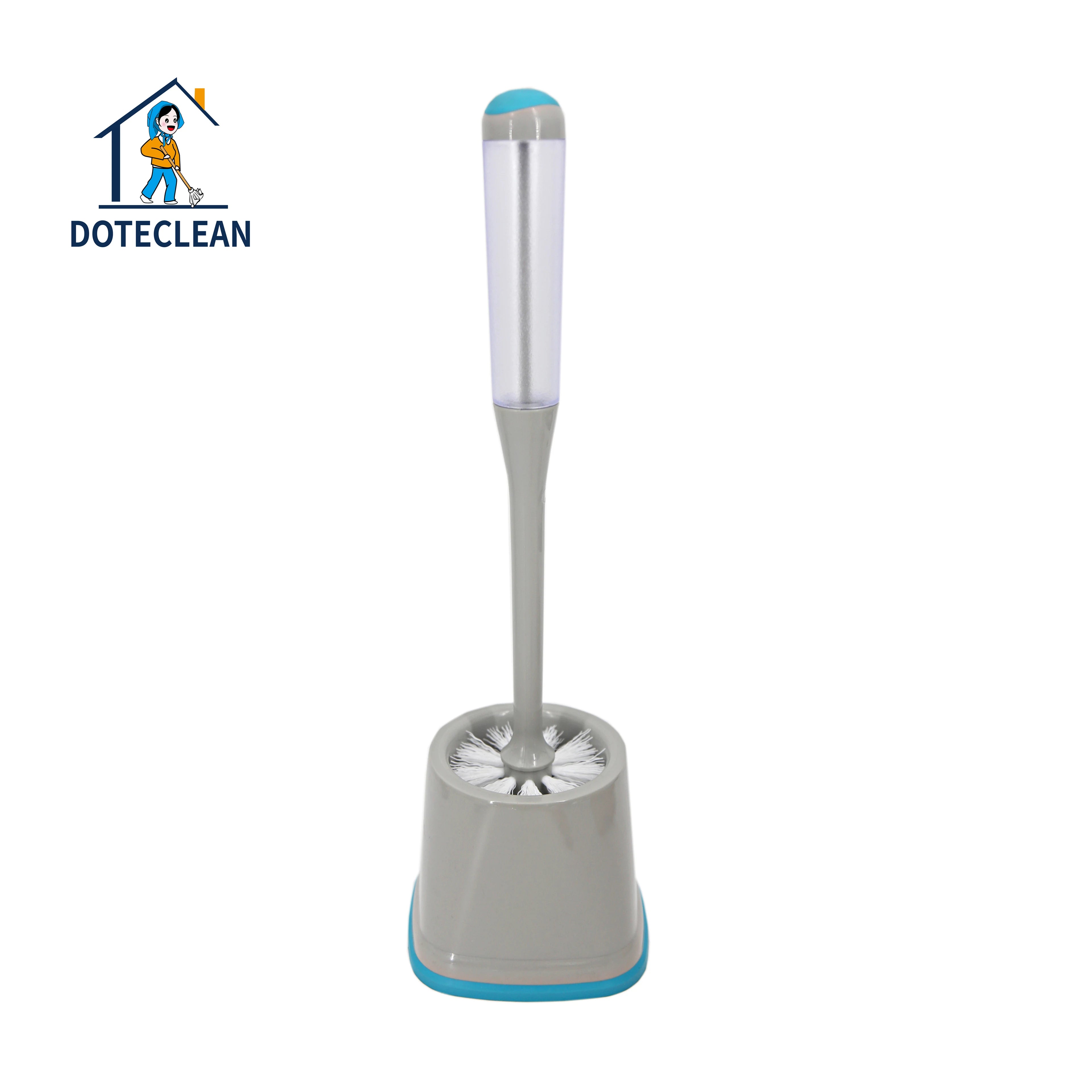 Bathroom Cleaning Brush Set Plastic Toilet Brush with TPR PP Material Hand Holder
