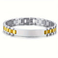 Fatingna Stainless Steel Bracelet12mm Hot DIY Bend Brand Titanium Steel Bracelet Stainless Steel Removable Adjustable Unisex