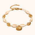 Shell Scallop Anklets  for Women Stainless Steel 18k Gold Plated Beach Fashion Jewelry Accessories Foot Ornament Anklets