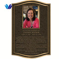 Memorial Plaque Grave Ready to Ship Engraved Bronze Photo Plaque Funeral Plaques Metal Brass Bronze  Plaques for Cemeteries