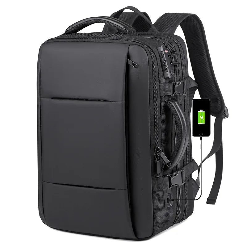 Best Stylish Large Capacity Anti Theft Business Travel Backpack for Women Men Carry on with Laptop Compartment