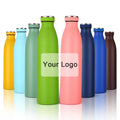 Customized Color/Logo Back School 500ml/750ml Double Wall 304 Stainless Steel Eco-Friendly Vacuum Thermos Milk Bottle