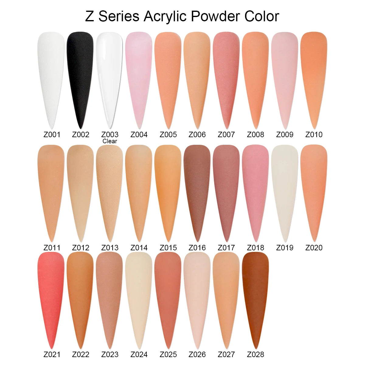 BIN No Marbling Cover Nude Acrylic Powder Clear Natural Acrylic Nail Powder Cover Glitter Acrylic Powder for Nail