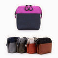 Wholesale Custom Logo Professional Luxury Large Capacity Recycled Cotton Canvas Travel Make up Cosmetic Makeup Bag