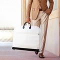 Custom White Oxford Folding Men's Luxury Travel Custom Logo Cover Black Oxford Suit Clothes Storage Garment Bags