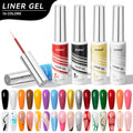 JTING New Arrival 12ml 16colors Liner Nail Gel Polish Custom Special Design OEM/ODM Private Brand Liner Art Nail Gel