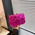 Small Square Clutch Women's Evening Bags Fashion Sequin Ladies Chain Shoulder Crossbody Bag Design Female Purses and Handbags