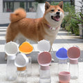 New Designer Dog Travel Water Bottle 2 in 1 Pet Food Container Eco Friendly Outdoor Portable Custom Pet Puppy Water Bowls