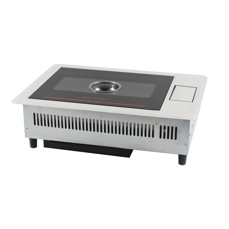 Rectangle Commercial Stainless Steel Outdoor Gas Bbq Barbecue Grill 50cm Korean Restaurant Table Top Bbq Gas Grill