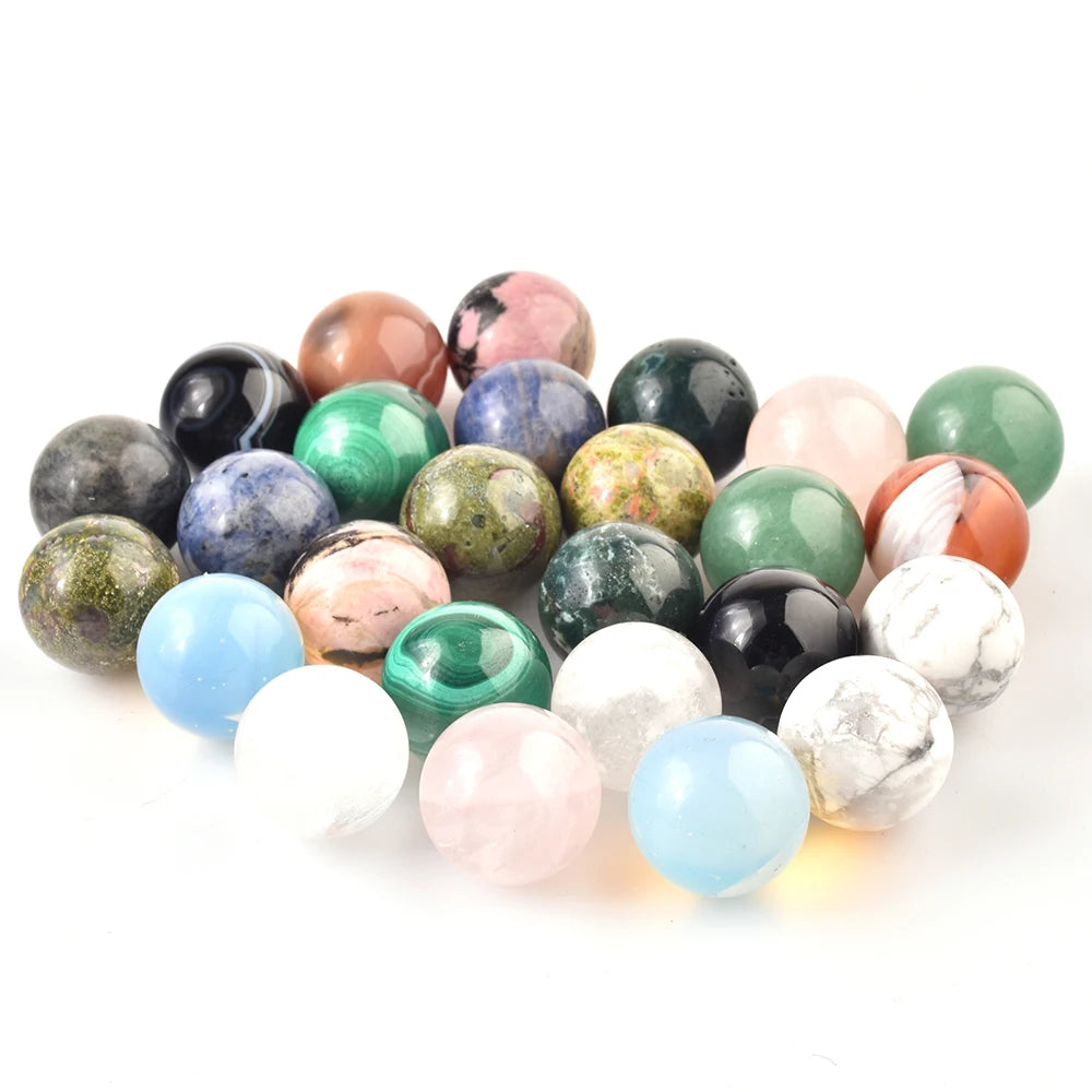 Wholesale Natural Healing Gem Amethyst Rose Quartz Mineral Stone Ball Small Crystal Spheres