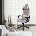 Pet Friendly Fabric - Breathable Comfortable Lumbar Cushion Included Gaming Chair