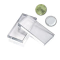 Eyelash Glue Holder Palette Lash Extension Glue Pallet Crystal Curved Tray Plate Eyelash Tile