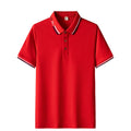 Wholesale Custom High Quality Heavy Polo Shirt Mesh Pique Fabric Fashionable Shirt Collar New Short Sleeved Polo Shirt