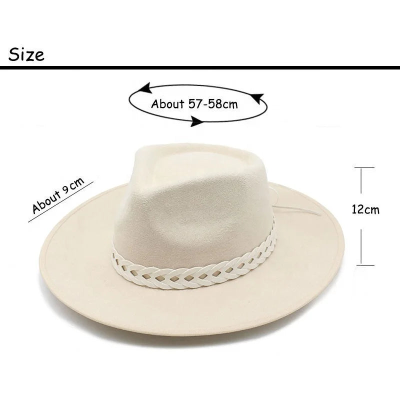 Landfond Accessory Four Seasons New Fashion Retro Fedora Hat with Lace Bow-bound Top Hat 100% Polyester
