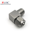 Pipe Joint 304/316L Stainless Steel Corrosion-resistant 90 Male Elbow Quick Twist Fitting Lock Nut Pneumatic Connector