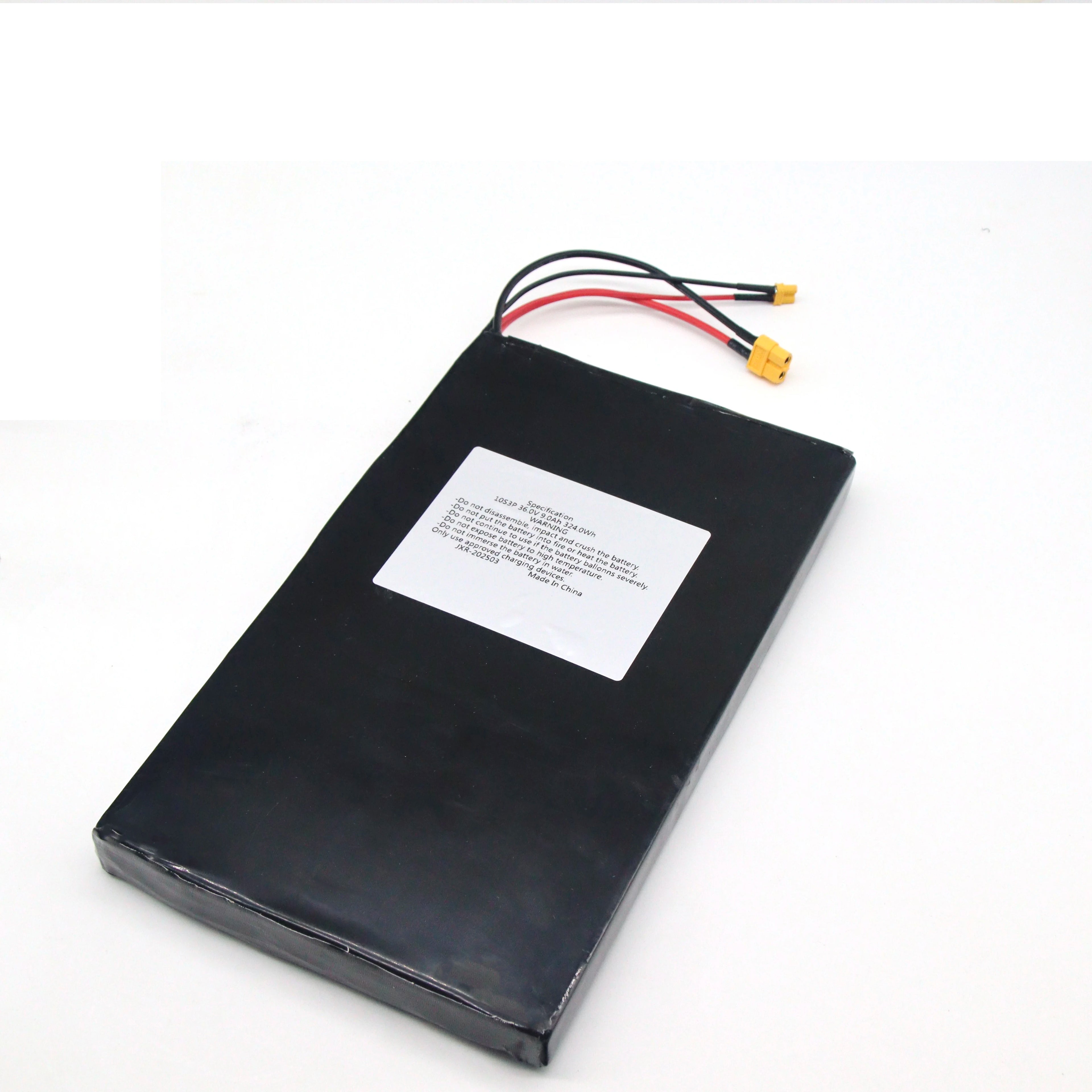 High Quality JXR Battery JXR403048 Diy 36v 9Ah 10s3p Lithium Ion 18650 Battery Pack BMS 60A Discharge Current for Engine Power
