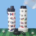 Football Cup 700ml Promotion Sublimation Blanks Reusable Luxury Aluminum Sport Water Bottles
