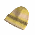 Autumn and Winter Fashion Knitted Hats Large Circumference and Gradual Change Warm Hat Women's Knitted Hat