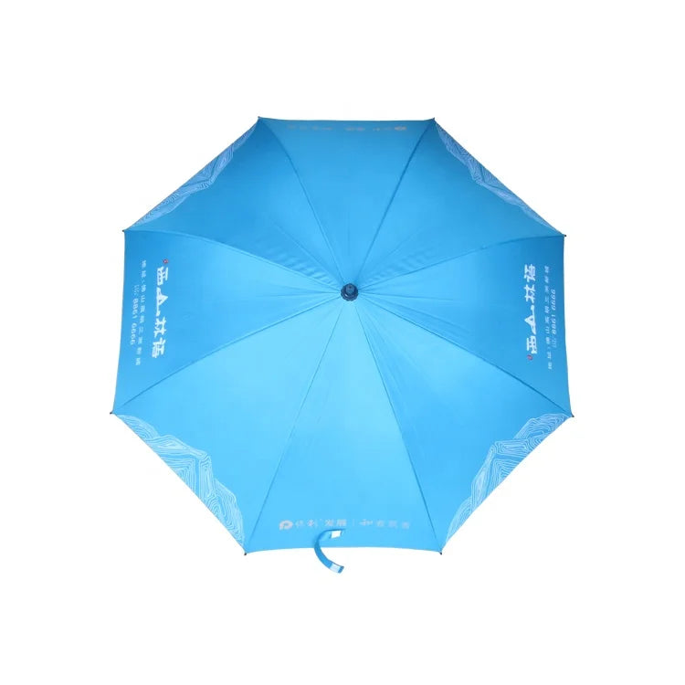 Promotional Strong Golf Umbrella 27inch Straight Minimalist Auto Open Durable Rain Umbrella