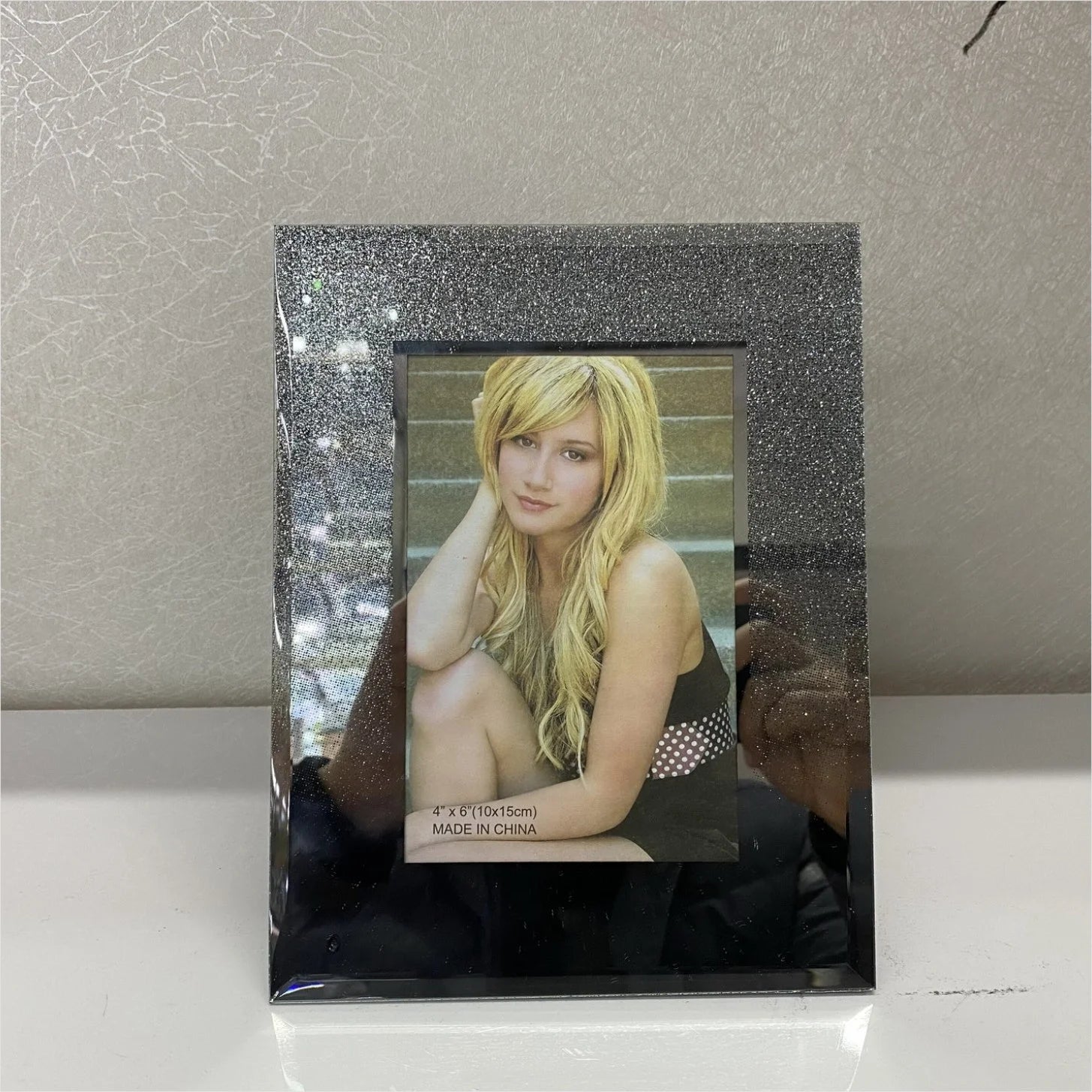New Silver Design Beautiful Girl Photo Frame Wedding Dress Photo Frame Glass