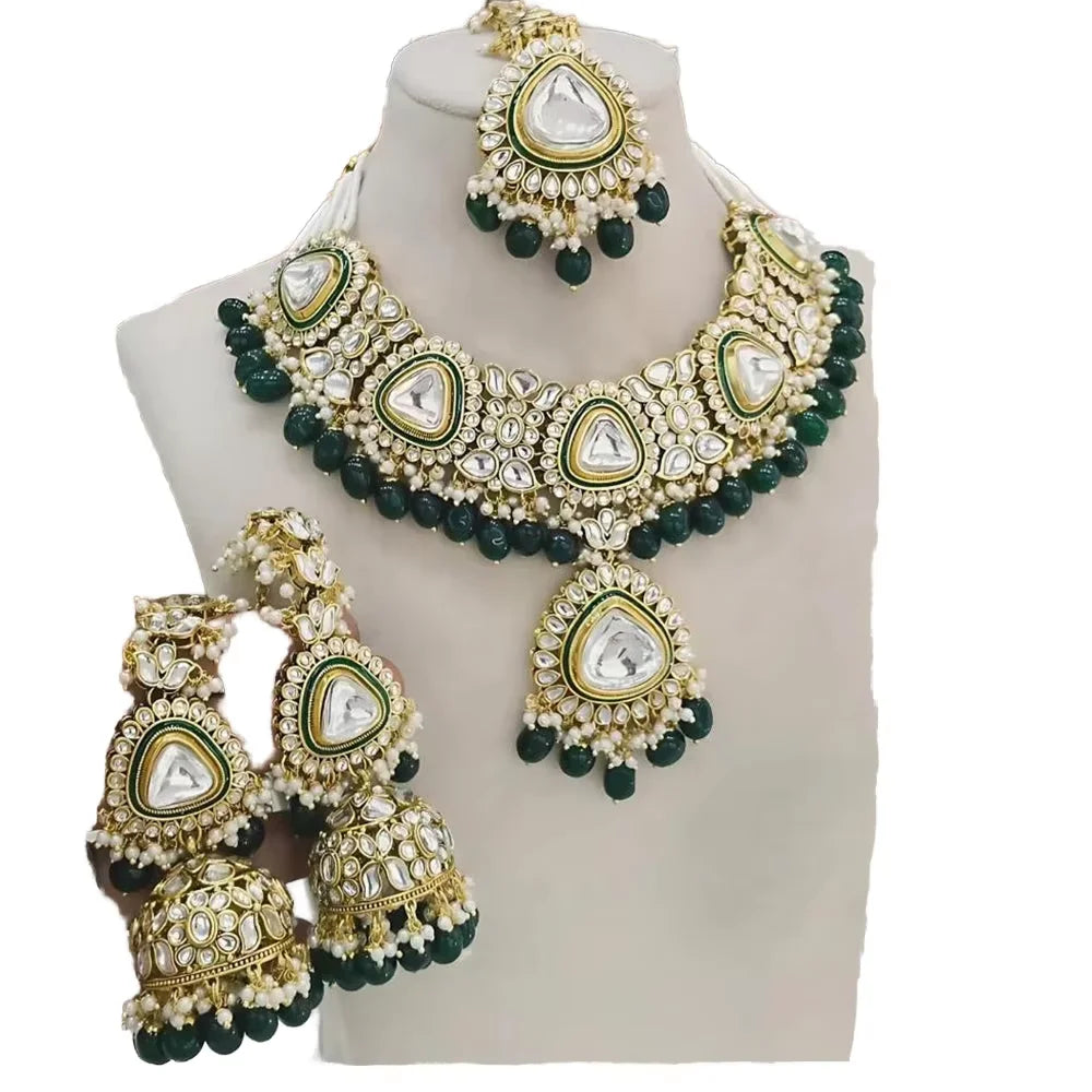 Women's Retro Luxury Crystal Clavicle Chain Set - Evening Dress Accessories | Wholesale Deals