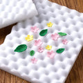 2PCS Foam Drying Pads Cake Fondant Sugar Flower Sponge Mats Shaping Sponge Pad Gum Paste Mold