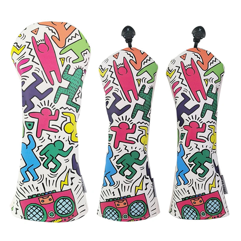 Customized Waterproof Embroidery Golf Clubs Callaway Headcovers Driver Cover PU Leather Golf Head Cover
