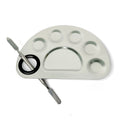 Stainless Steel Mini Palette High Polish Metal Nail Beauty Color Palette Nail Palette and Bar Kit