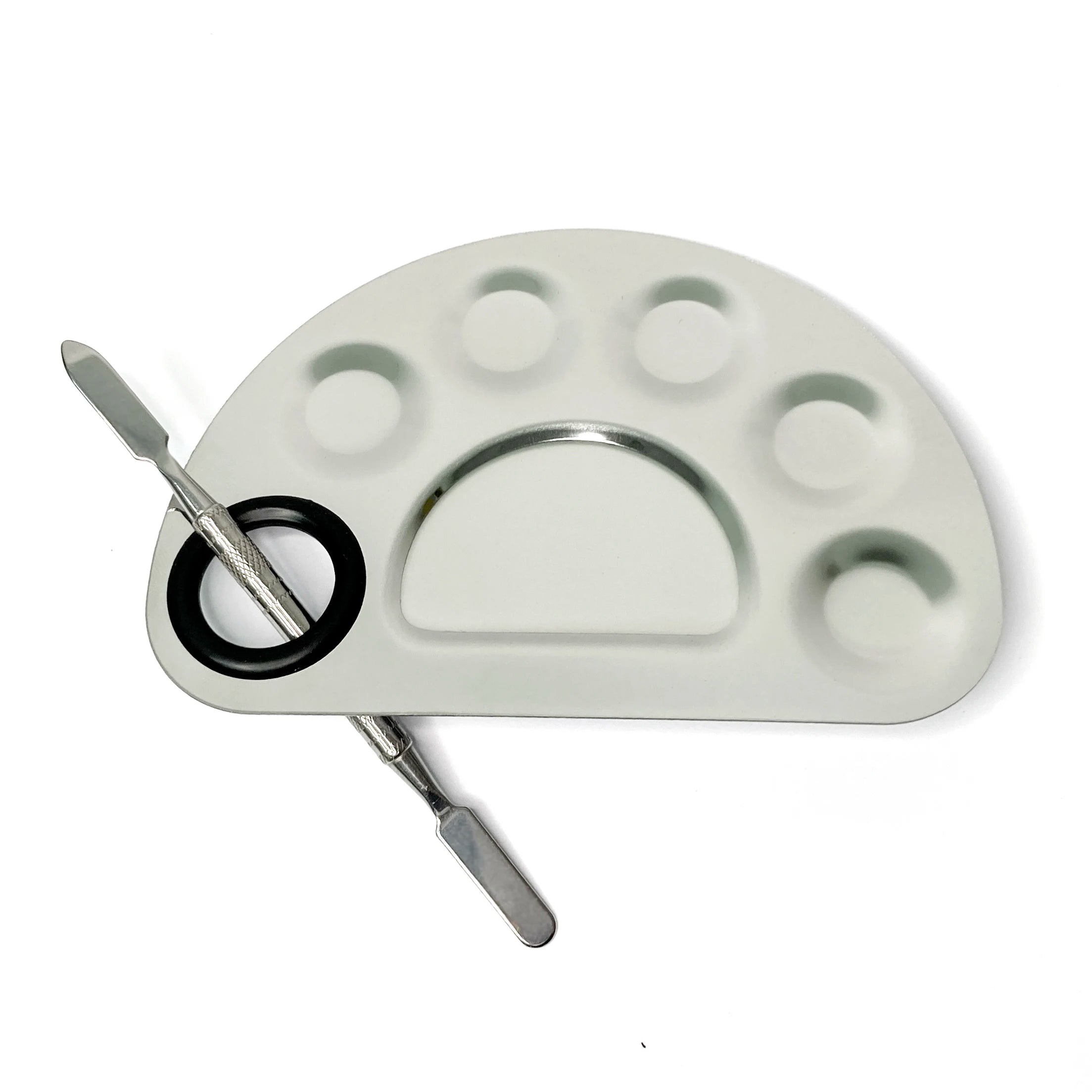 Stainless Steel Mini Palette High Polish Metal Nail Beauty Color Palette Nail Palette and Bar Kit