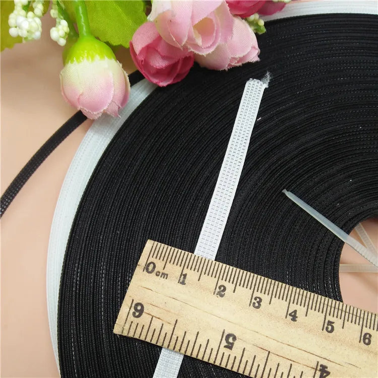 Direct Sale Adhesive PVC Transparent Deboning Wedding Dress Evening Dress Fishbone with Different Widths (3mm-15mm) Ethnic Style