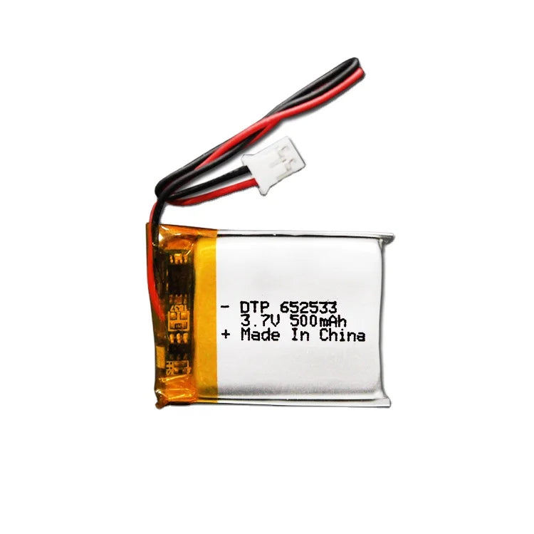 3.7V 500mAh Rechargeable Lithium Polymer Batteries 652533 652535 Lipo Battery Oem