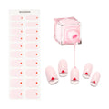 Huizi Factory Supplier Semi Cured Gel Nail Sticker Semi-cured Self-adhesive Full Nail Stickers