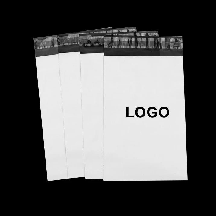 Wholesale Cheaper Custom Poly Flat 2 Mil Recyclable Eco-friendly Packaging Mailing Bags for Shoes & Clothing with Your Own Logo