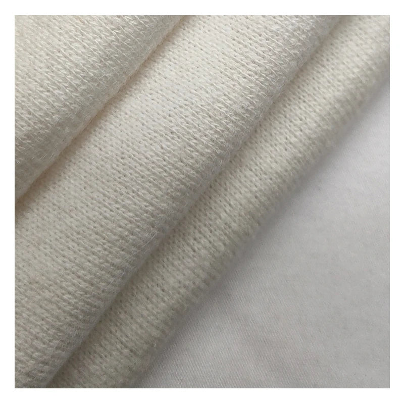 62032-Sustainable Eco Friendly GOTS OCS Certificated 55% Hemp 45% Organic Cotton Blend Fleece Fabric for Hoodie