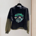 Custom Manufacturers Casual Long Sleeve T-shirt for Men Vintage Acid Washed Long Sleeve T Shirt