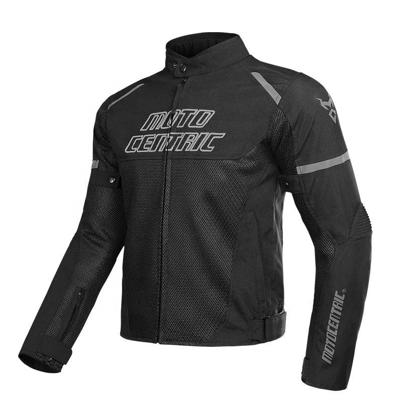 Motocentric Hiking Clothing Retro Motorcycle Riding Long Cordura Jacket Summer Breathable Motocross Racing CE Protection Pads