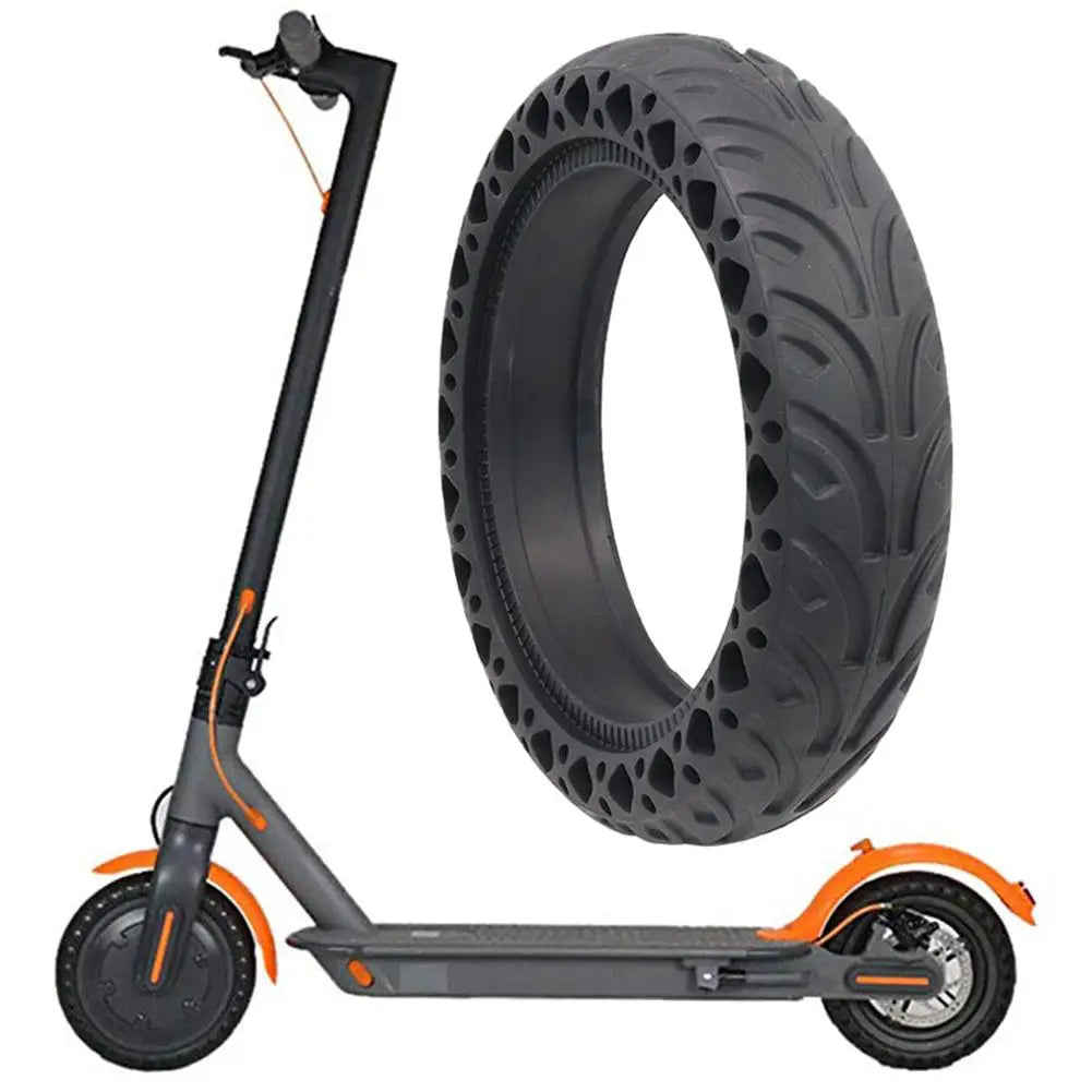 New Image EU Stock Electric Scooter Tire for Xiaomi Mijia M365 Solid Tires Shock Absorbe E Scooter 8.5 Inch Rubber Tyre Wheel