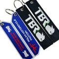 Custom Personalized Gifts Embroidered Keychain Design Custom Hot Sale Key Chain With Embroidered Logo Key Ring
