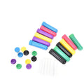 Blank Nasal Containers Essential Colorful Plastic Aromatherapy Inhalers Tubes Sticks Nasal Container With Wicks for Oil Nose