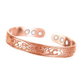 Open Magnetic Cuff Bangle Bracelets Hot Sale Various Styles Pure Copper Magnetic Bracelet for Teens Girlfriend