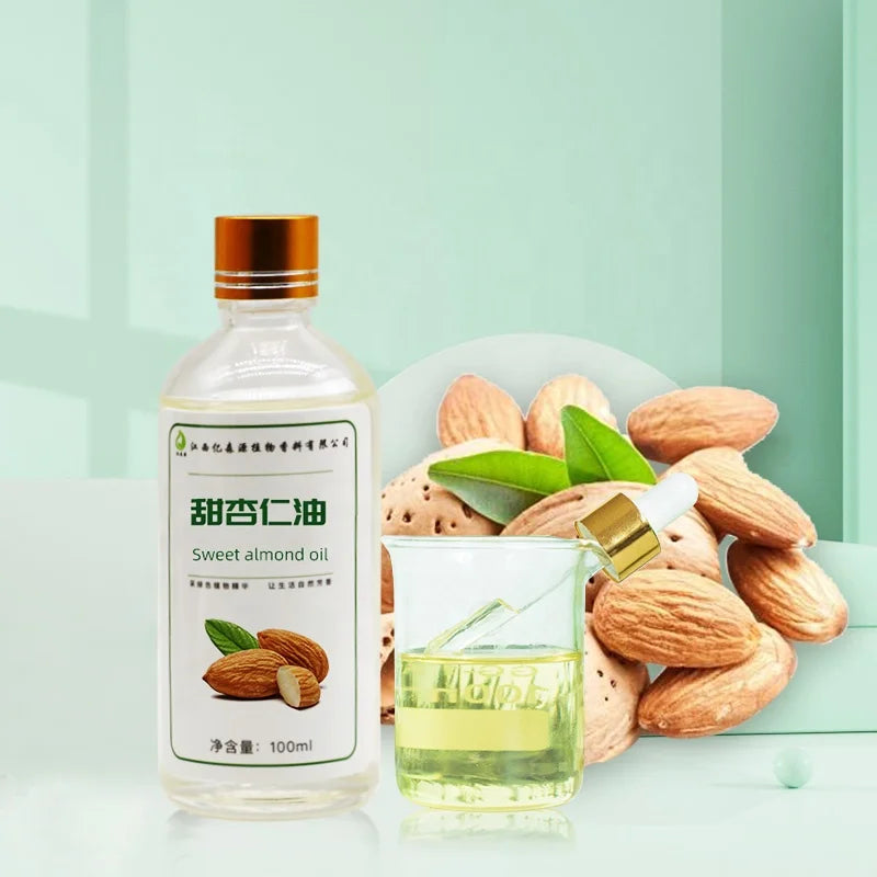 Natural Sweet Almond Oil/Hair Oil Sweet Almond Oil/Sweet Almond Oil Bulk for Massage and Body Oil