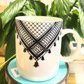 Palestine Mug Kuffiyeh DesignNew Kuffiyeh Ceramic Mugs for Palestine PeopleCustom Logo Printed on Mugs
