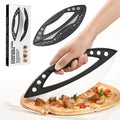 Customizable Large Semicircular Stainless Steel Pizza Cutter Protective Blade Cover Non-Stick Heat Pancake Pizza Tool