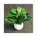 Plant Artificial Hanging Plants 7 12 Branch Turtle Backed Elephant Ear Dripping Leaves