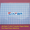 A4 Heat Transfer Paper for Dark Color Cotton T-shirt Washable Heat Transfer Paper for Dark Color Textiles Cotton T-shirt