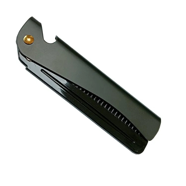 Custom Dual Function Home Travel Stainless Steel Comb Men's Portable Metal Comb Beer Bottle Opener
