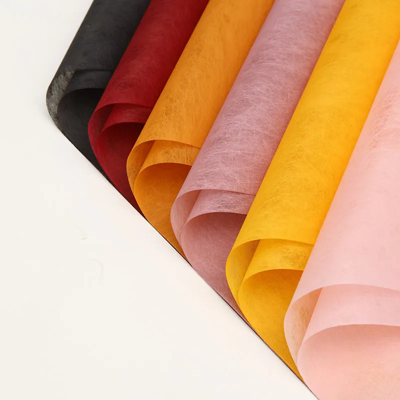 LUCIA 70g Milk Cotton Flowers Wrapping Paper Specialty Gift Paper for Bouquet Wrapping Gravure Printing Compatible