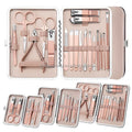 7/10/12/16/18Pcs/Set Manicure Set Pedicure Nail Tools Kit Stainless Steel Nail Cutter Scissor Clippers Professional Manicure Set