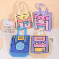 Student Handbag Cute Non-woven Fabric Storage Bag Cartoon Gift Bag