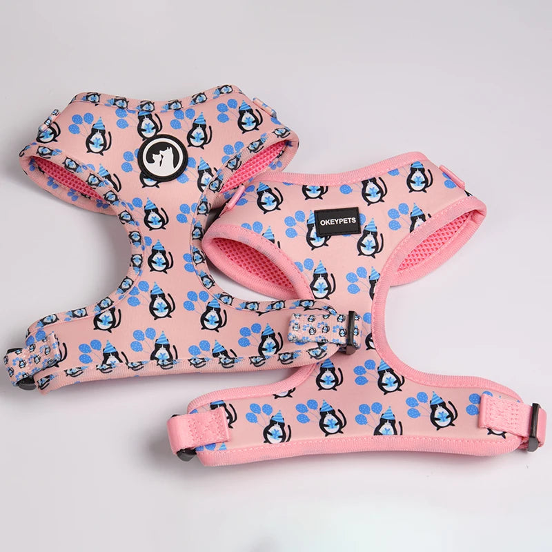 Soft Pet Vest Harness Custom Neoprene Your Own Design Eco Friendly Fabric Dog Harness